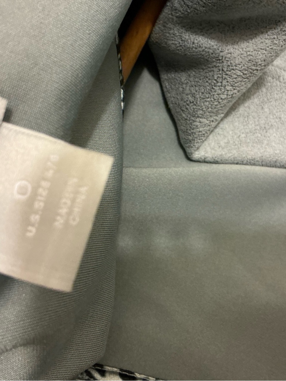 Chico's Light Gray Suede Moto Jacket Chico size 0 US 4/6 - Picture 5 of 5